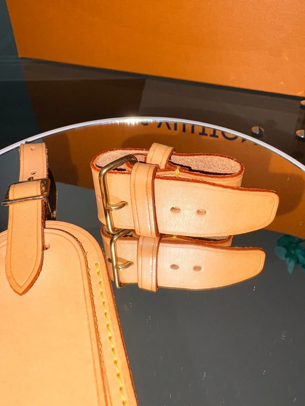 Louis Vuitton Poignant & Luggage Tag Set